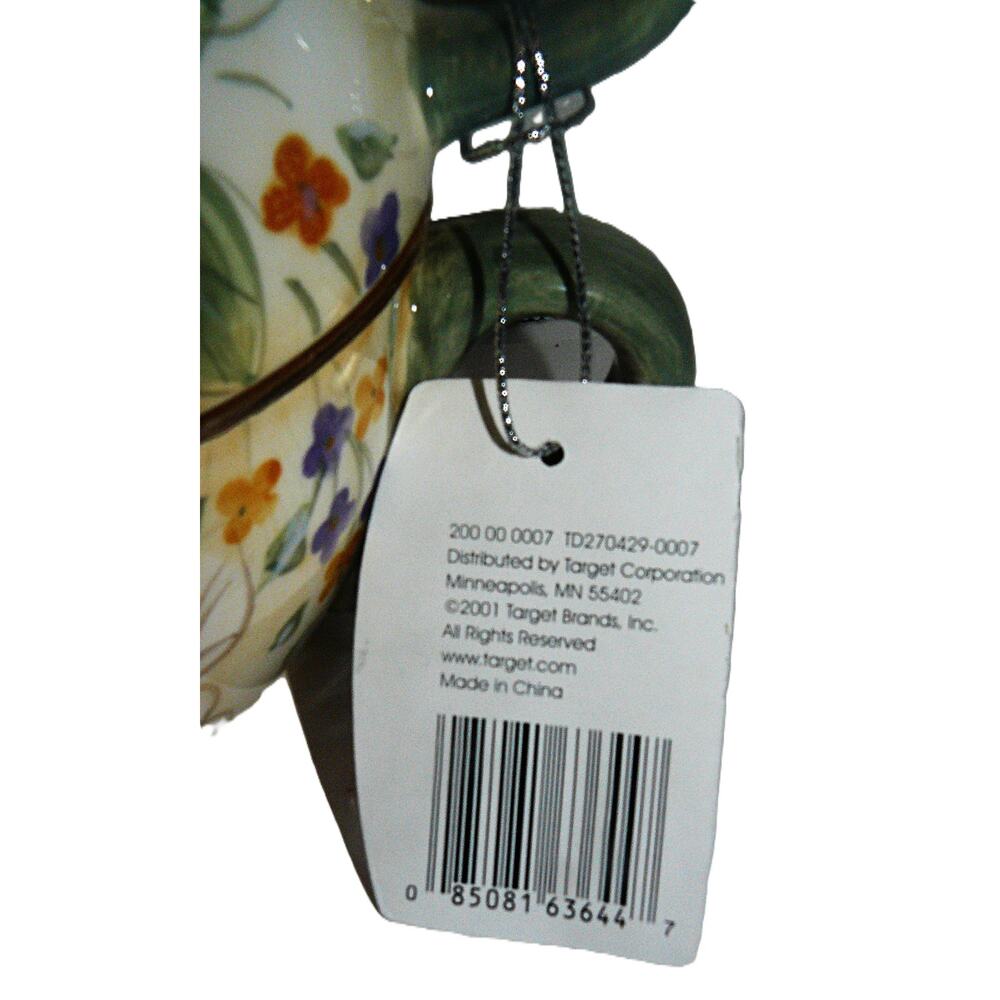 Vintage Fruit Hand-Painted Stackable Ceramic Tea For One Teapot & Cup Set - Picture 3 of 8